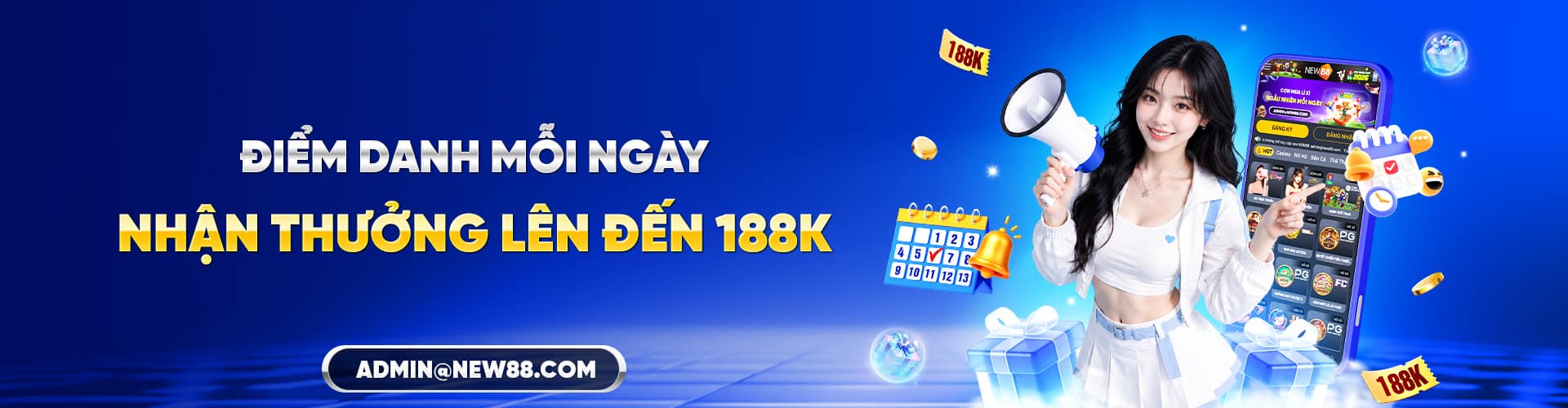 New88 Điểm Danh Nhận Tới 188K
